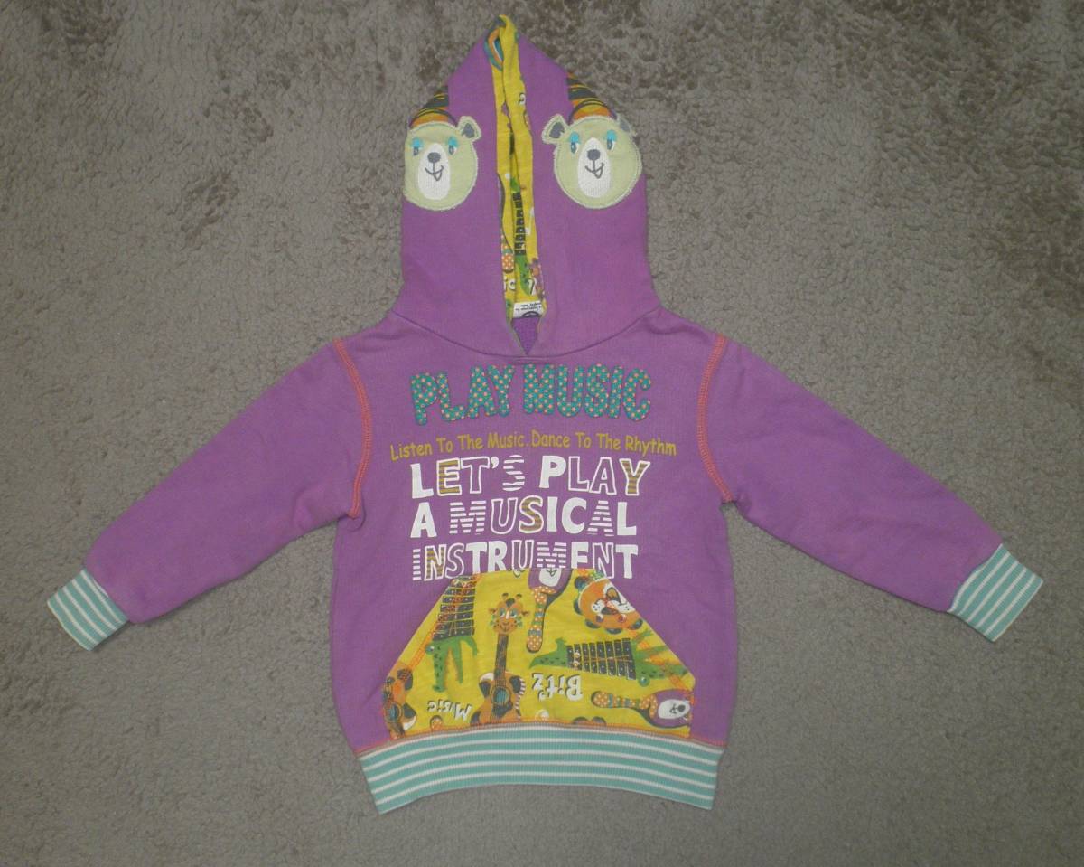 Bit'z ビッツ 音楽 フード付き トレーナー 95拍卖