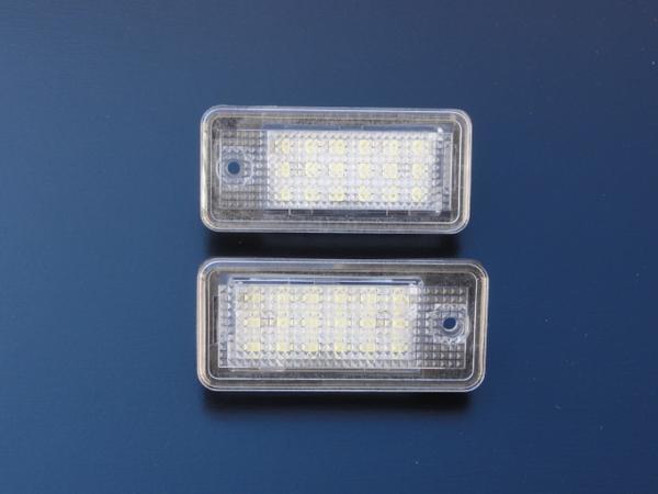 激白光!! アウディ LED ライセンスランプ A4 B6 8E セダン拍卖