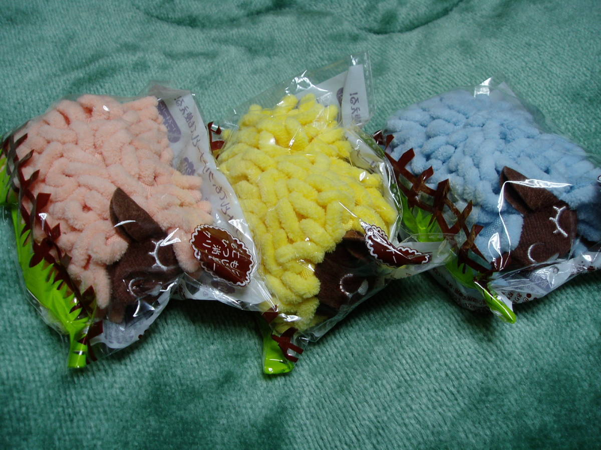 未使用!もこもこひつじの消臭クリーナー3色セット拍卖