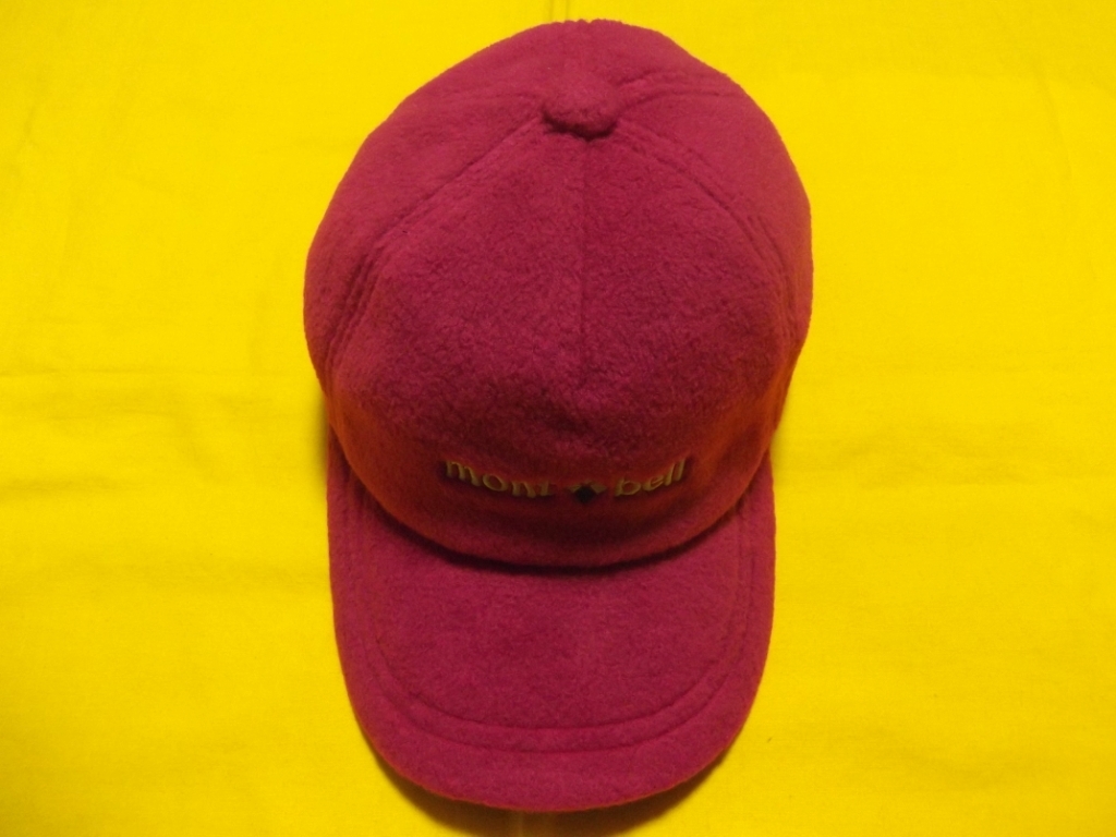 ●モンベル フリース ウォームイヤー キャップ 2WAY レッド S イヤーウォーム付き クリマプラス 54~56 帽子拍卖