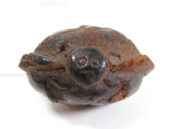 【4722】堤物・刀装具・明治~大正期 オリジナル金具 根付 重量5g(初品・買取品)拍卖