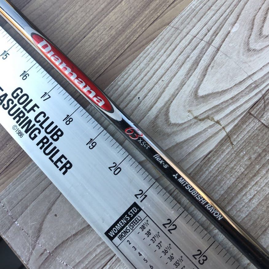 ☆ 送料無料 ☆ ディアマナ Diamana M63×5ct 三菱レイヨン ケミカル FLEX S PING ピン G400 スリーブ付シャフト フェアウェイウッド FW用拍卖