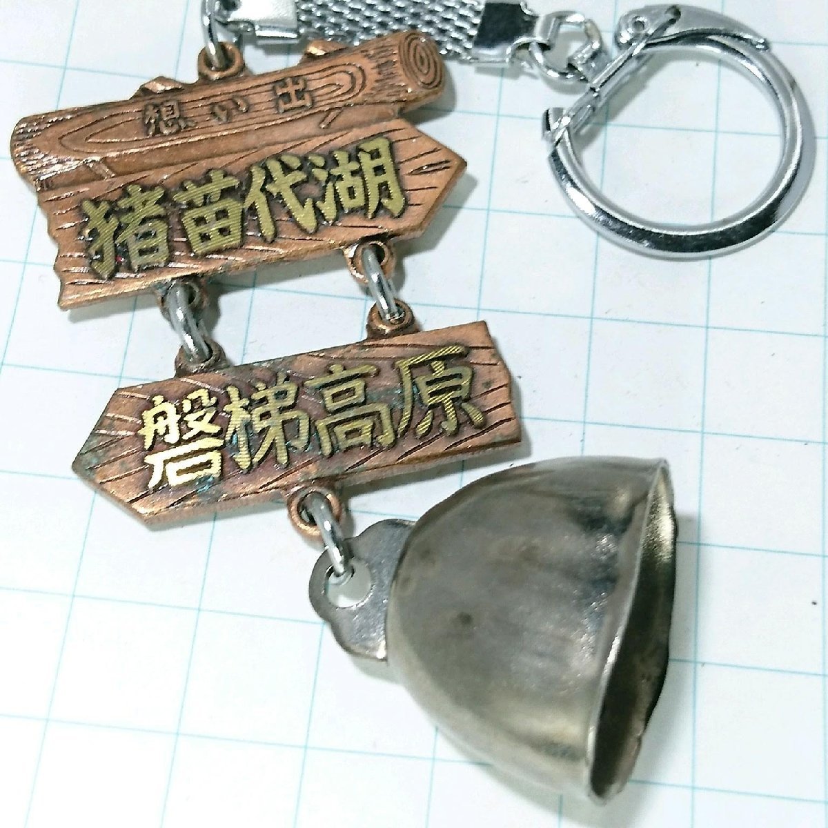 送料無料)猪苗代湖 磐梯高原 昭和レトロ 観光地 登山 山登り 旅行 記念 キーホルダ A13845拍卖