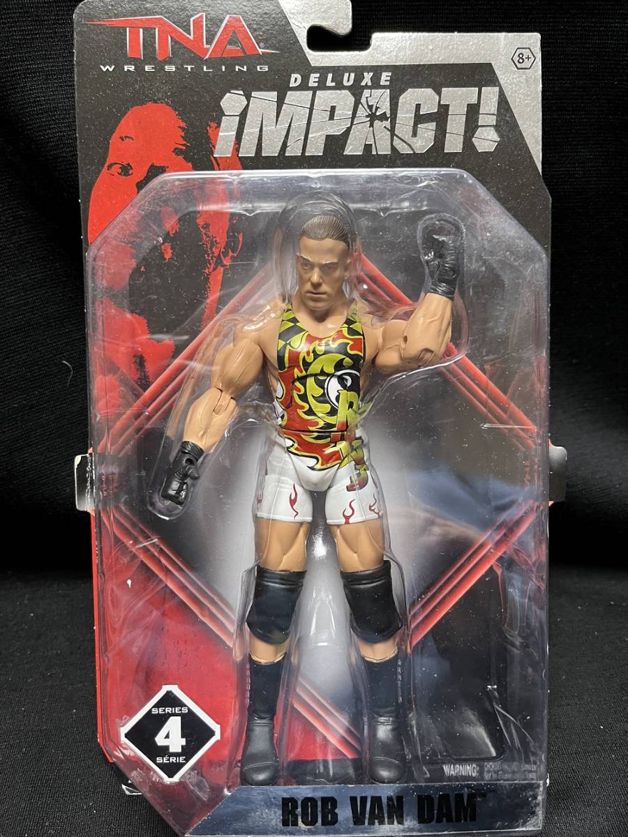 JAKKS:TNA DELUXE IMPACT Series 4 ロブ・ヴァン・ダム(未開封品)拍卖