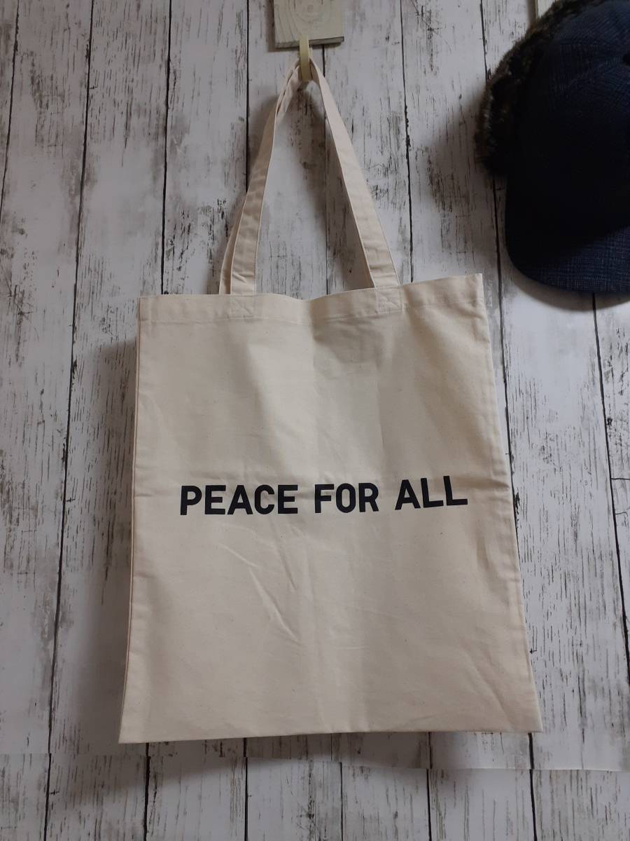 ★4%OFF★送料無料★未使用品/UNIQLO/エコバッグ/非売品/ノベルティ/PEACE FOR ALL/キナリ拍卖