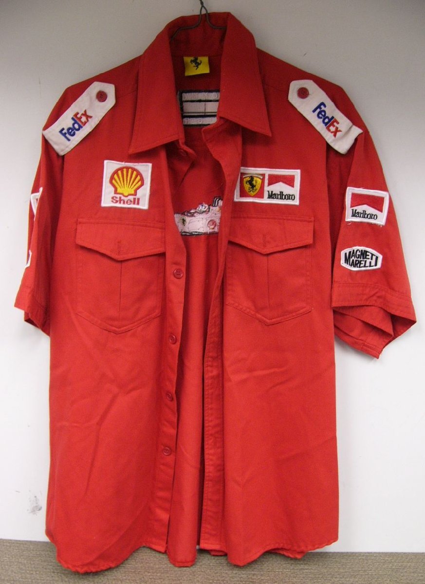 当時物トミーフィルフィガー tommy hilfiger ワークシャツ 半袖シャツ フェラーリ マルボロ シェル ボーリングシャツ アメカジ拍卖