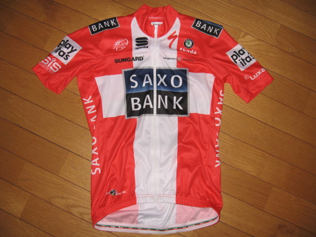 サクソバンク(SAXOBANK)☆2010年モデル・デンマークチャンピオン☆サイズM☆中古 拍卖