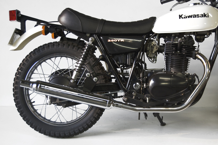 MOTOR ROCK エストレヤ用 ヴィンテージマフラー フルエキ ダウン (MR-EX083D)拍卖