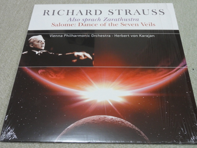 カラヤン 「Rシュトラウス 名演集 ツァラツゥストラはかく語りき他」輸入 復刻盤 重量盤 新品同様 シュリンクあり拍卖