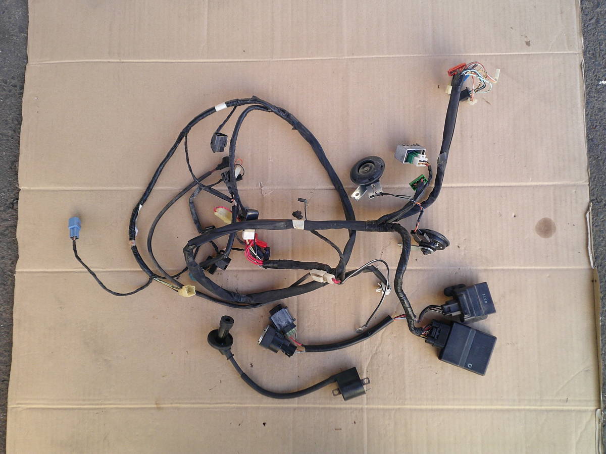 スズキ アドレス V50 CA44A 純正 メインハーネスセット + 電装セット (CDI レギュレター IGコイル等) イグナイター 実働車外し拍卖