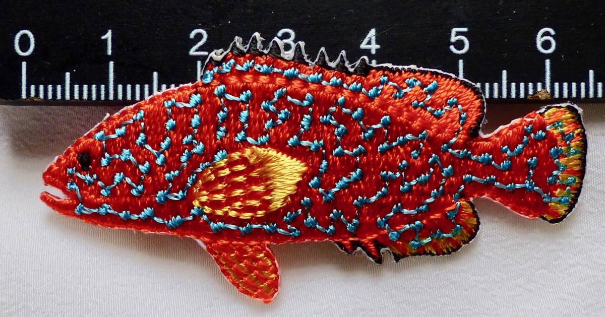 魚 ワッペン アップリケ 熱帯魚 アイロン拍卖