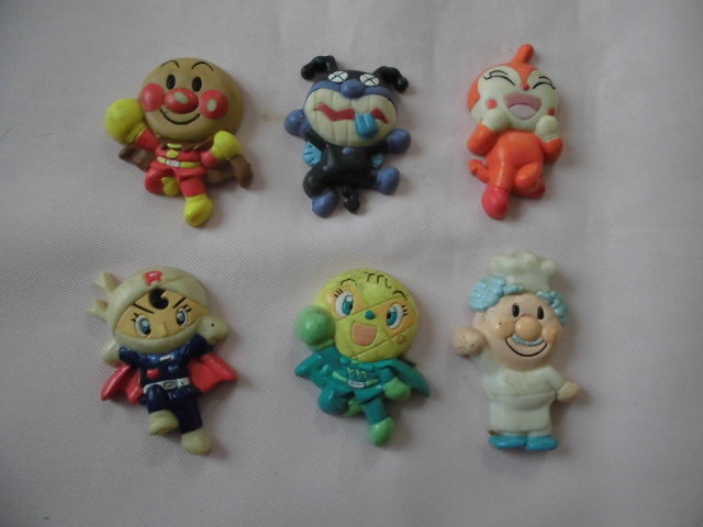 アンパンマン くっつくんです (2) 全6種 マグネット <230102>拍卖
