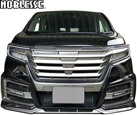 【M's】HONDA RP ステップワゴン スパーダ 後期用 (2017y-) NOBLESSE タイプユーロNEO フロントバンパー / FRP ノブレッセ エアロ拍卖