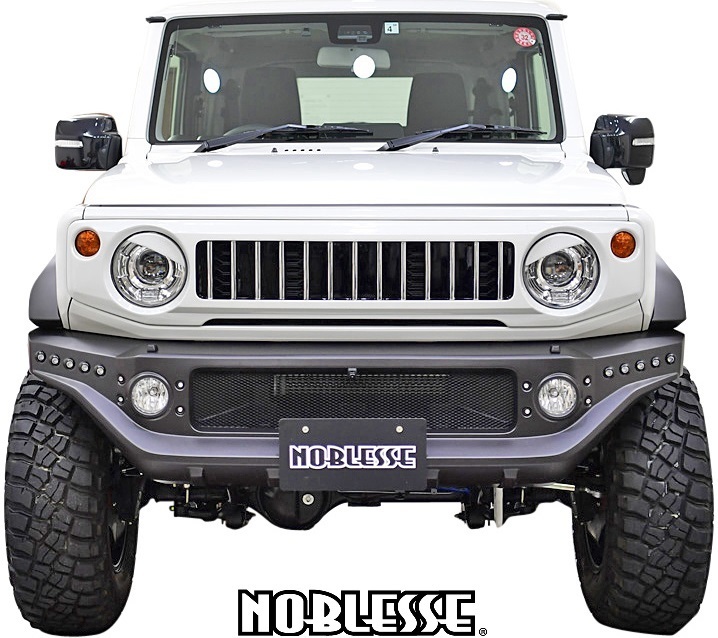 【M's】 スズキ JB74W ジムニー シエラ (2018y-) NOBLESSE JB74用 フロントバンパー // ABS 未塗装 ノブレッセ エアロ JB74-FB-B00拍卖