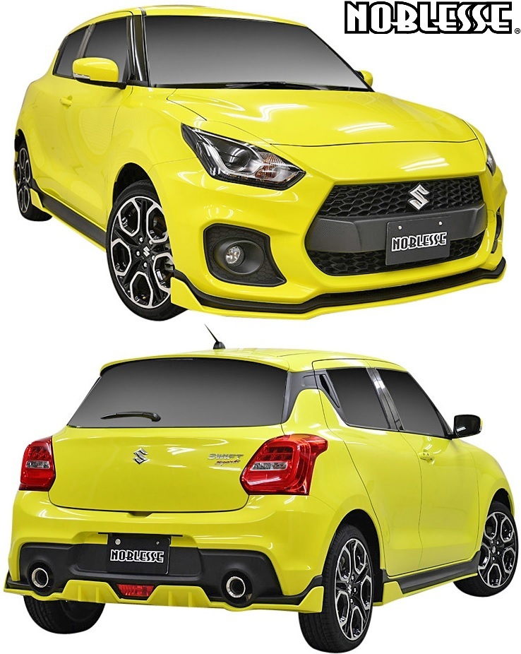 【M's】 スズキ スイフトスポーツ ZC33S (2017.9 -) NOBLESSE V1 フルエアロ 3点 // FRP 未塗装 ノブレッセ 33スイフト エアロパーツ拍卖