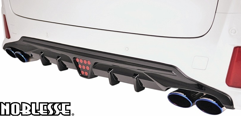 【M's】TOYOTA 30系 前期/後期 アルファード (2015y-) NOBLESSE リアディフューザー // ノブレッセ ABS エアロ パーツ 30AV-RD1-000拍卖