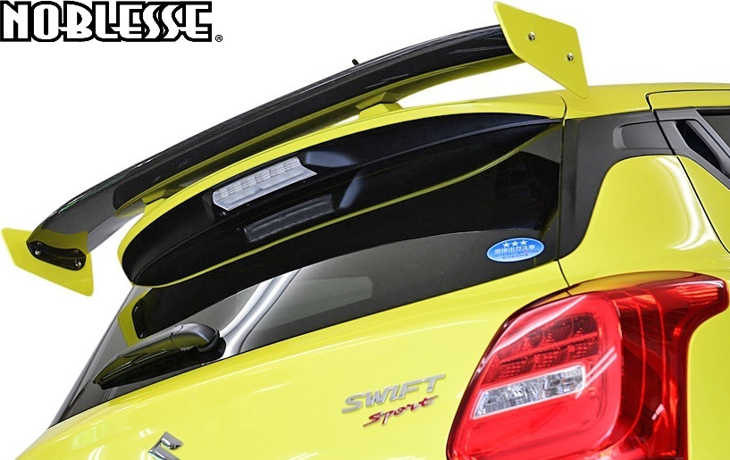 【M's】SUZUKI ZC33S スイフトスポーツ (2017.9 -) NOBLESSE リアウイング // FRP 未塗装 ノブレッセ 33スイフト エアロ SS-RW0-010拍卖