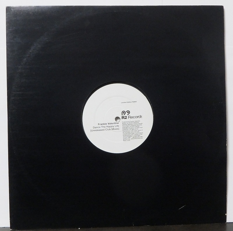 Frankie Valentine / Dance The Happy Life /EU盤/中古12インチ!!2825拍卖