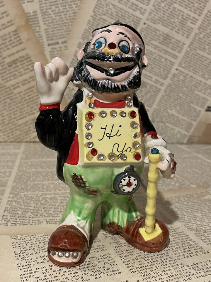 ☆1960年代/Elegant Heirs/スタチュー/即決ビンテージUSA/Kreiss/サイコセラミック/モンスター/4つ目☆拍卖