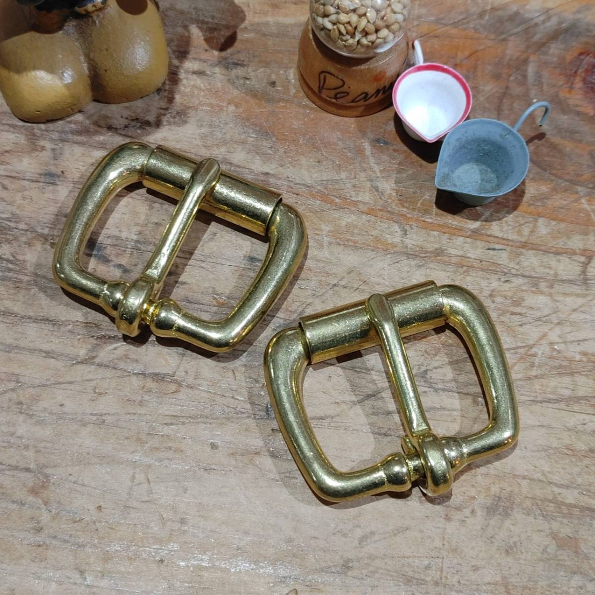 レザークラフト 真鍮金具 Brass 管美錠 内径26mm 2個拍卖