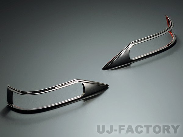 ★JDM ミラーウィンカーリム/ブラッククローム JMR-T004BC★DEX(デックス) M401F/M411F拍卖