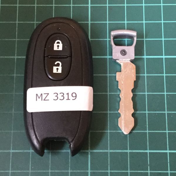 MZ 3319 マツダ スズキ 純正 007YUUL0212 スマートキー キーレス 2つボタン パレットワゴンR ラパン AZワゴン フレア等 日産拍卖