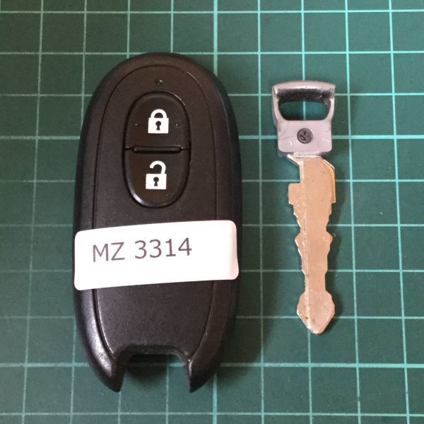 MZ 3314 マツダ スズキ 純正 007YUUL0212 スマートキー キーレス 2つボタン パレットワゴンR ラパン AZワゴン フレア等 日産拍卖