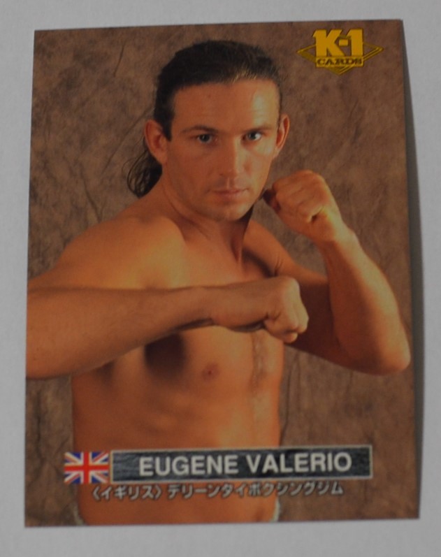 K-1●EUGENE VALERIO ユジェネ・バレリオ●格闘技 トレーディングカード 6,5㎝×9㎝ 美品拍卖