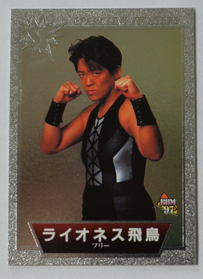 プロレス●ライオネス飛鳥/LIONESS ASKA●格闘技 トレーディングカード 6,5㎝×9㎝ 美品拍卖