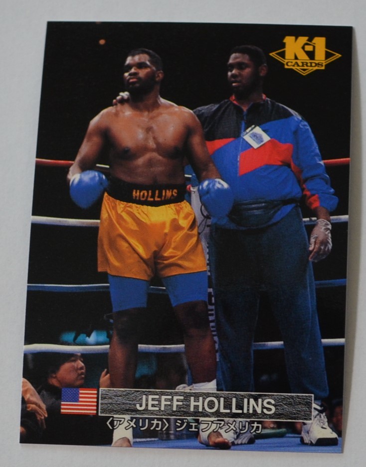 K-1●JEFF HOLLINS ジェフ・フォーランス●格闘技 トレーディングカード 6,5㎝×9㎝ 美品拍卖