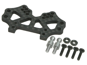 ▲アソシ RC18-Rフロントグラファイトショックタワー,3レーシングA18-R01/WO(ゆうパケット)拍卖