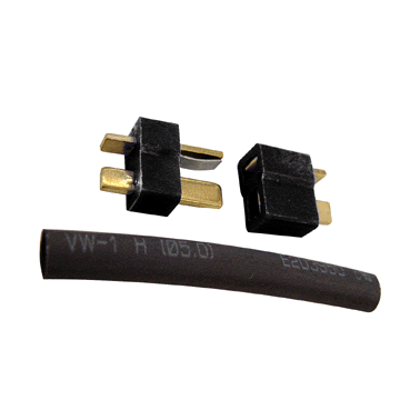 ▲ミニ 2Pコネクターオス&メス 【ブラック】イーグル2302-BK(ゆうパケット)拍卖