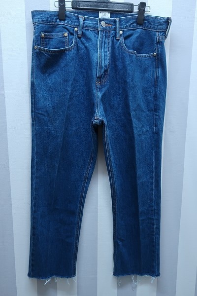 3-5419/GAP×ami カットオフテーパードデニム ギャップ アミ アレクサンドルマテュッシ拍卖