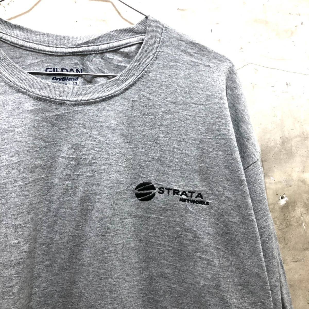 USA古着STRATA 企業物ロンティー長袖Tシャツ ビッグサイズ XL拍卖