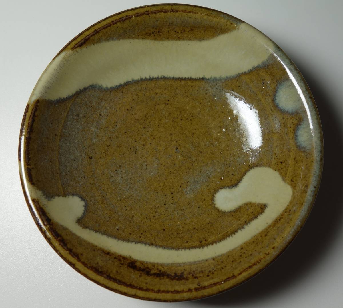 昭和早期 極上 醤油皿 丸小代焼拍卖