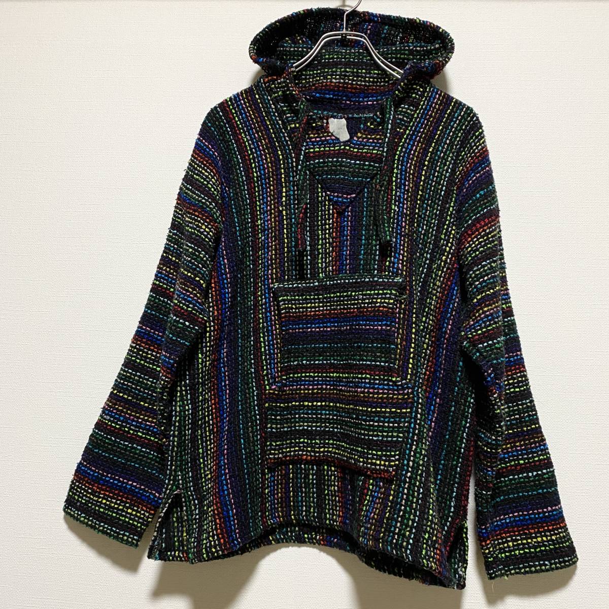 メキシカンパーカー メキパ ヴィンテージ カラフル Mサイズ プルオーバー ユニセックス【G19】拍卖