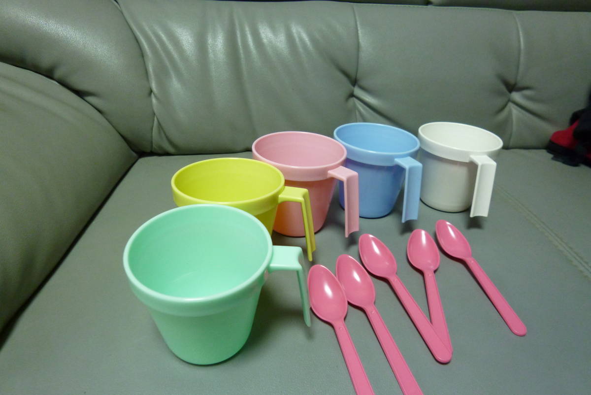 新品未使用 ソロキャンプ マグカップ5 スプーン5 レターパック発送拍卖