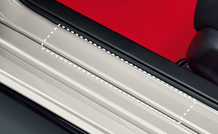 シビック タイプR CIVIC TYPE-R FL5:純正 サイドシルプロテクションフィルム クリア フロント用左右セット拍卖