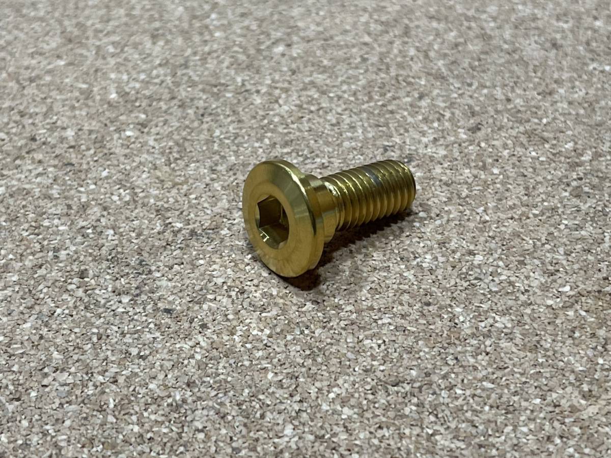 チタンディスクボルト M8×20mm PVDコート仕上げゴールド シグナスグリファス XMAX NMAX等 90149-08814 90111-08834拍卖