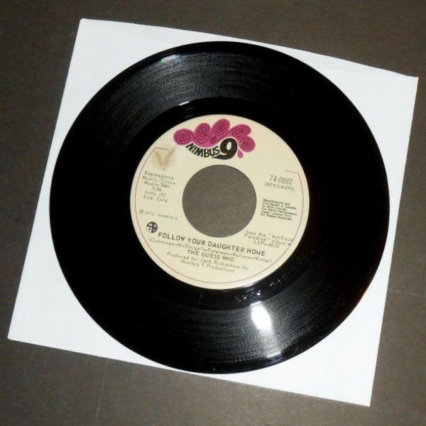 THE GUESS WHO Follow Your Daughter Home カナダ盤シングル Nimbus 9拍卖