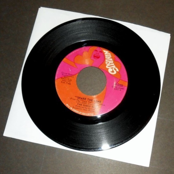 THE GUESS WHO Share the Land カナダ盤シングル 1970 Nimbus 9拍卖