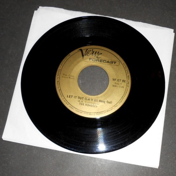 THE HOMBRES Let It Out カナダ盤シングル再発 Verve Forecast ガレージバンド拍卖