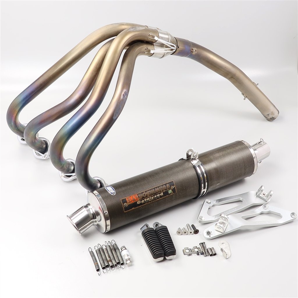 ♪XJR1300/5UX ヨシムラ チタン サイクロン フルエキゾースト マフラー (Y0116C16)RP03J/2003年式拍卖