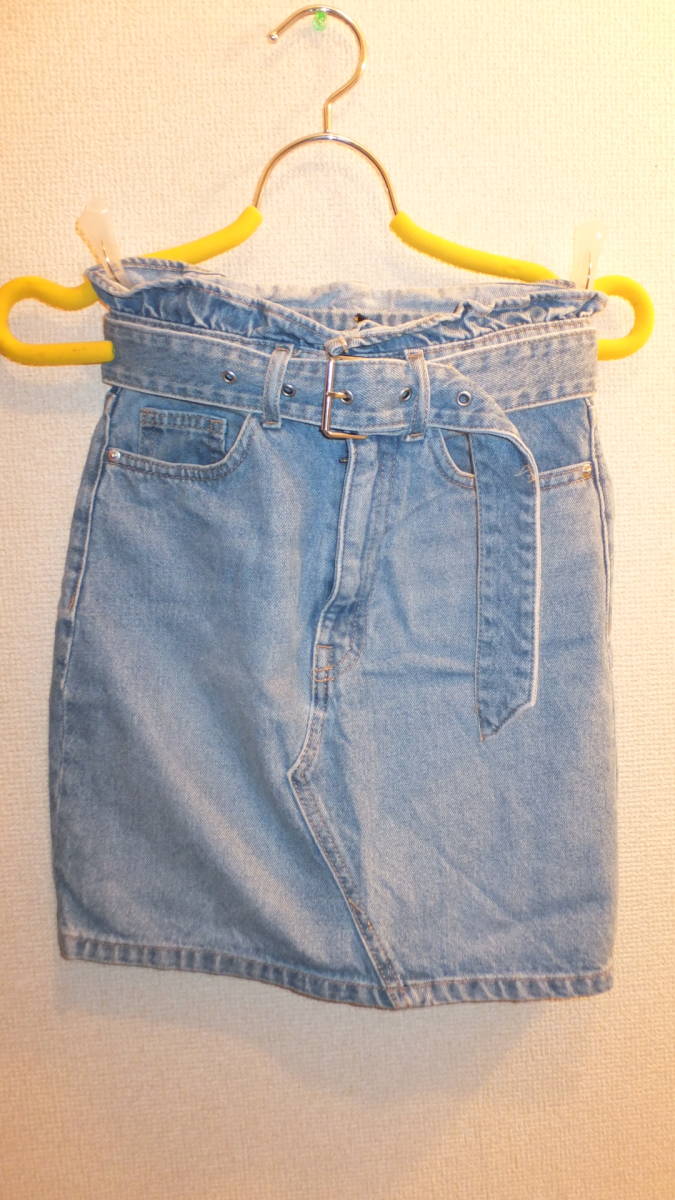 ★H&M★Denim Skirt Size32 エイチアンドエムデニムスカート サイズ32 USED IN JAPAN EUR32拍卖