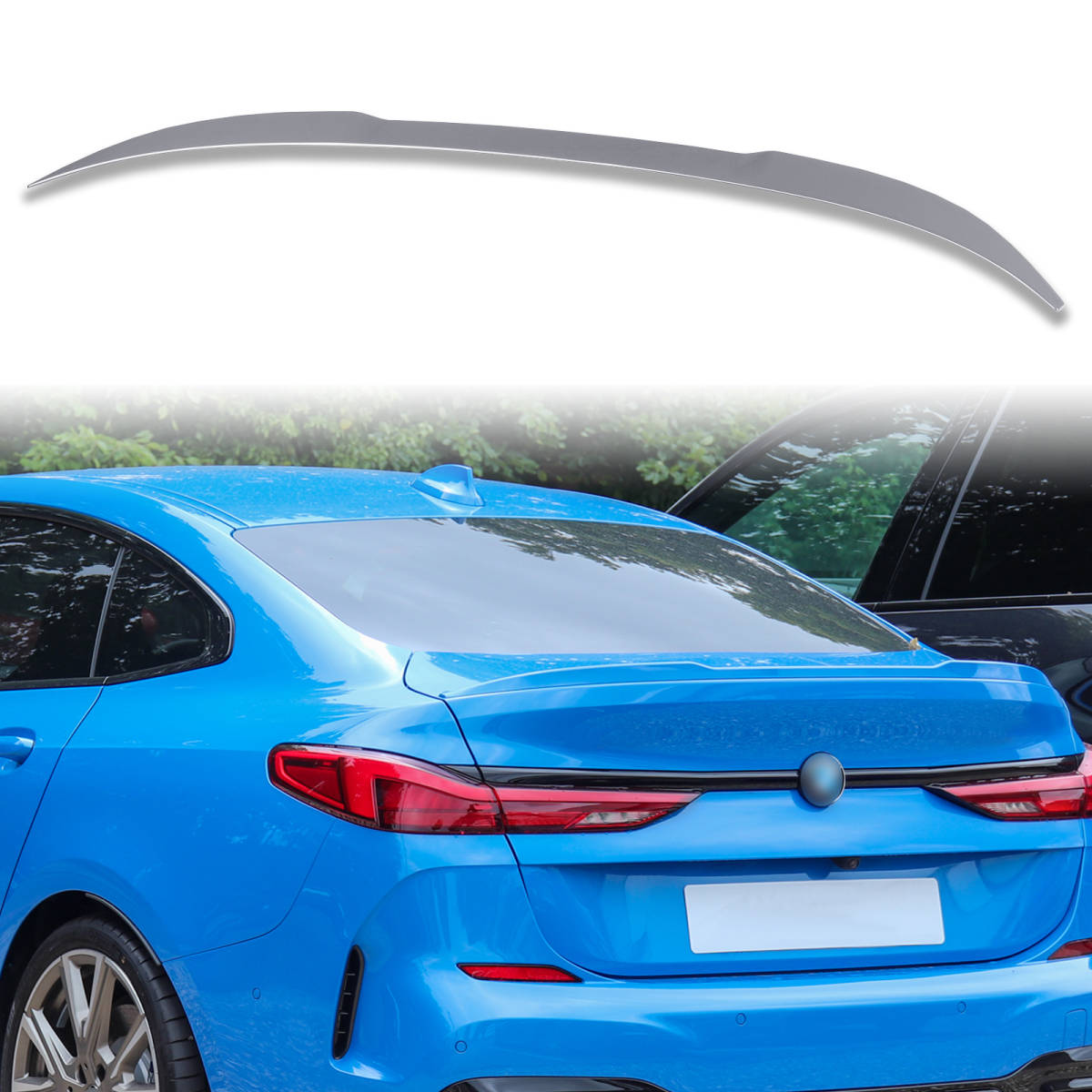 純正色塗装済 ABS製 トランクスポイラー BMW用 2シリーズ F44用 Pタイプ ポン付け カラーコード:C3N QTS-51216拍卖