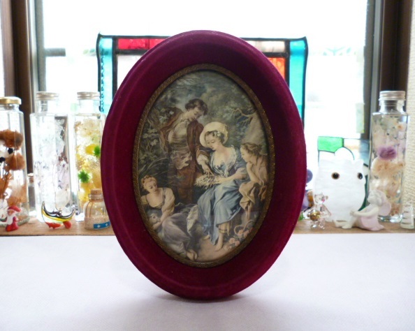 Й ヴィンテージ 壁掛け 壁飾り Й 額 絵 拍卖