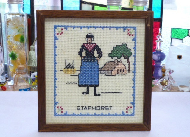 ζБ オランダ製 刺繍 壁掛け 壁飾り ζБ Netherland 額 Holland拍卖