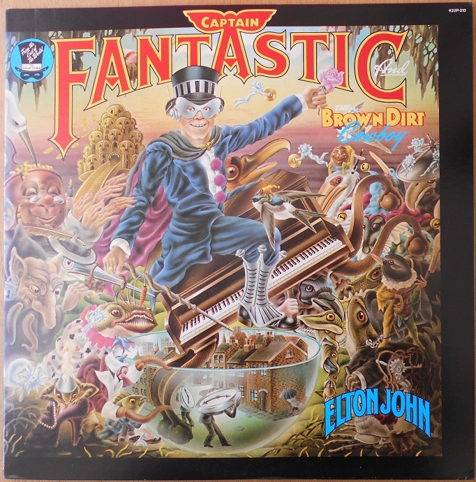 ■中古品■Elton John エルトン・ジョン/captain fantastic and the brown dirt cowboy(USED LP)拍卖