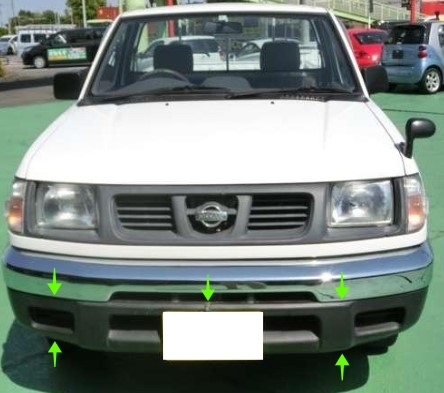 【日産純正新品】NISSAN 未使用品 ★超希少品★ ダットサン トラック D22 フロントバンパー ロア側 下側 無塗装 ダットラ LFD22 LFMD22拍卖