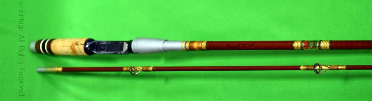 Vintage HEDDON PAL #6906 MARK IV 6 1/2' (B1711-T12) Fas-TIP ACTION 3PCS 拍卖